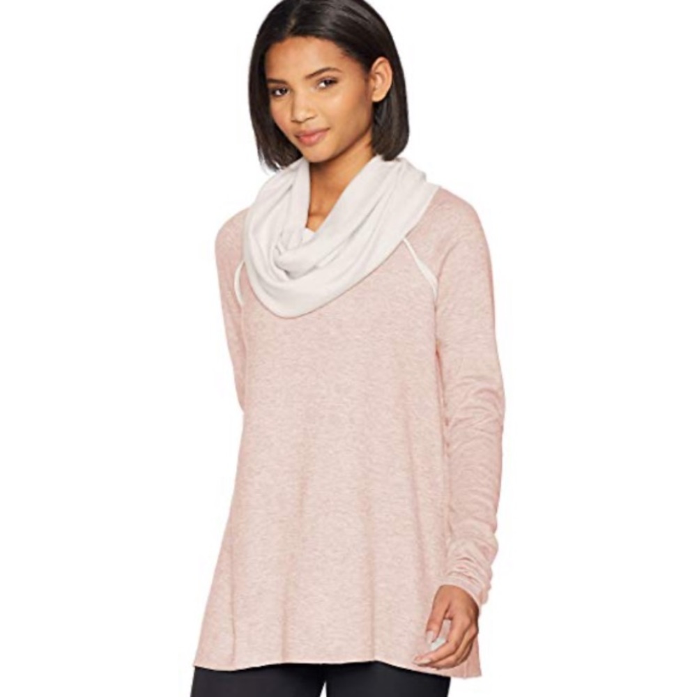 revolve // long sleeve cowl neck lounge top